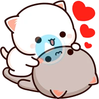 Mochi Cat Animated Stickers